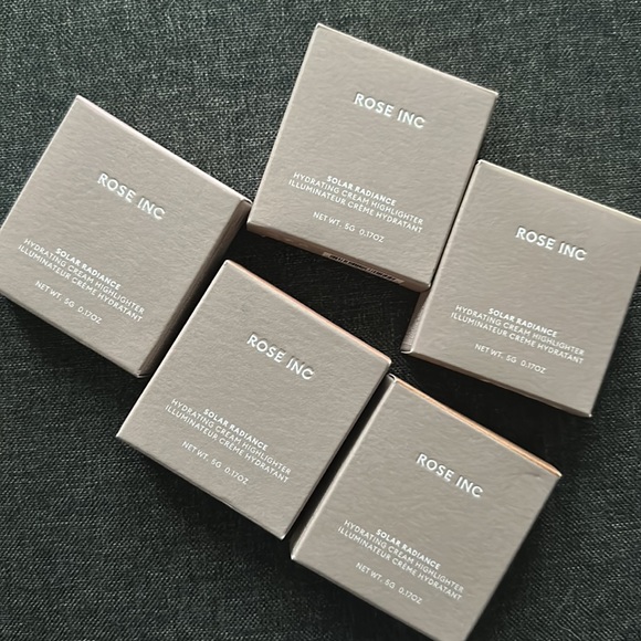 Rose inc SOLAR RADIANCE HYDRATING CREAM HIGHLIGHTER brand new bundle of 5 - Picture 4 of 4